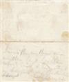 (CIVIL WAR.) Burnside, Ambrose E. Hastily scrawled note from the front lines of the Overland Campaign.